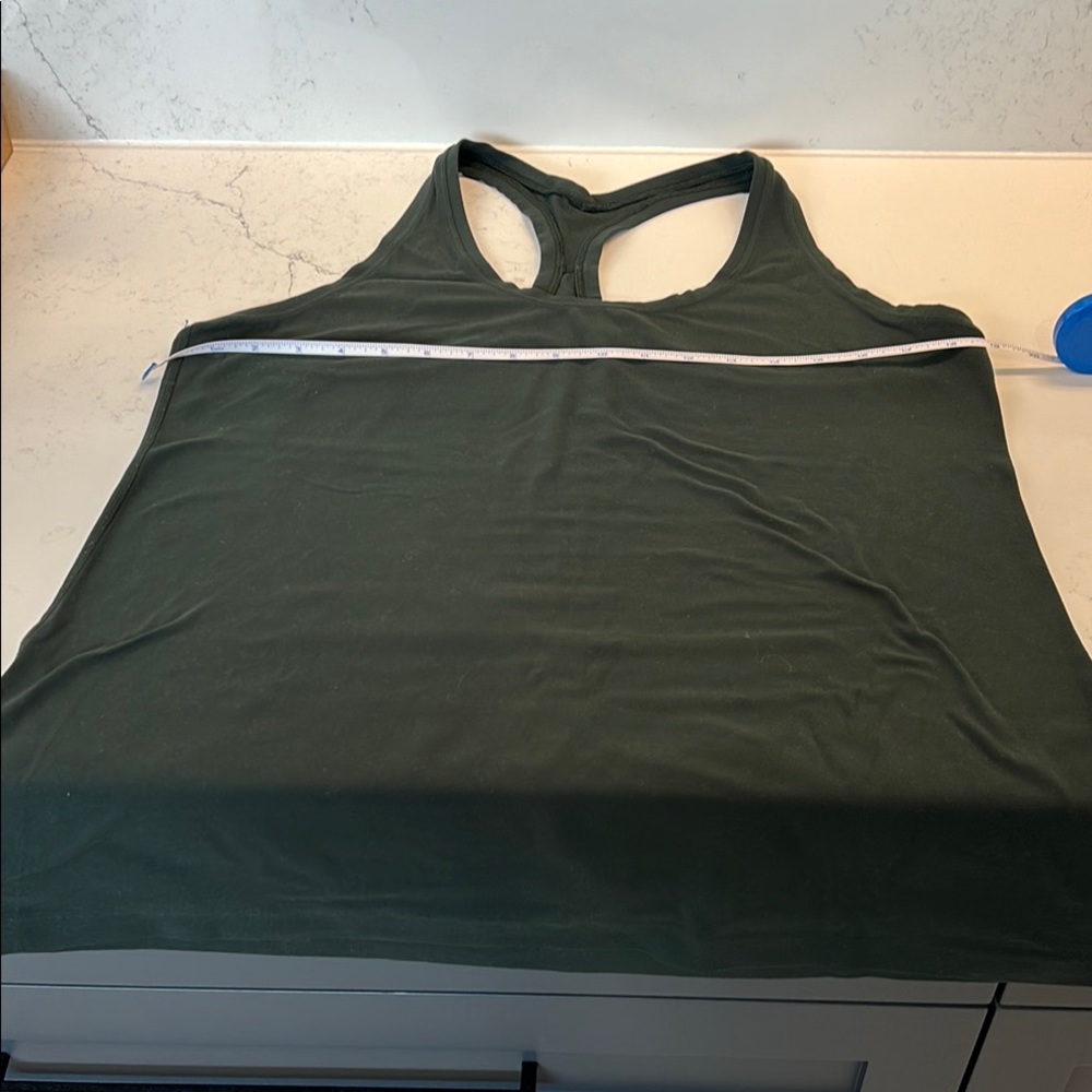Women's Green Lululemon cool racer back tank Nulu